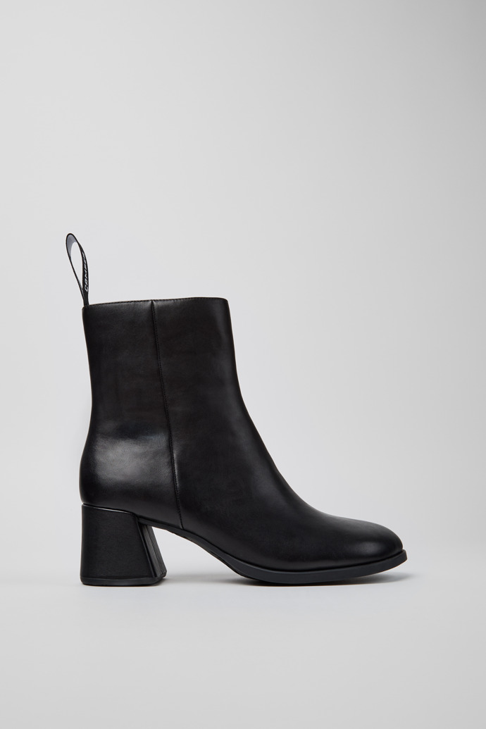 Kora Botine din piele pentru femei, negru.