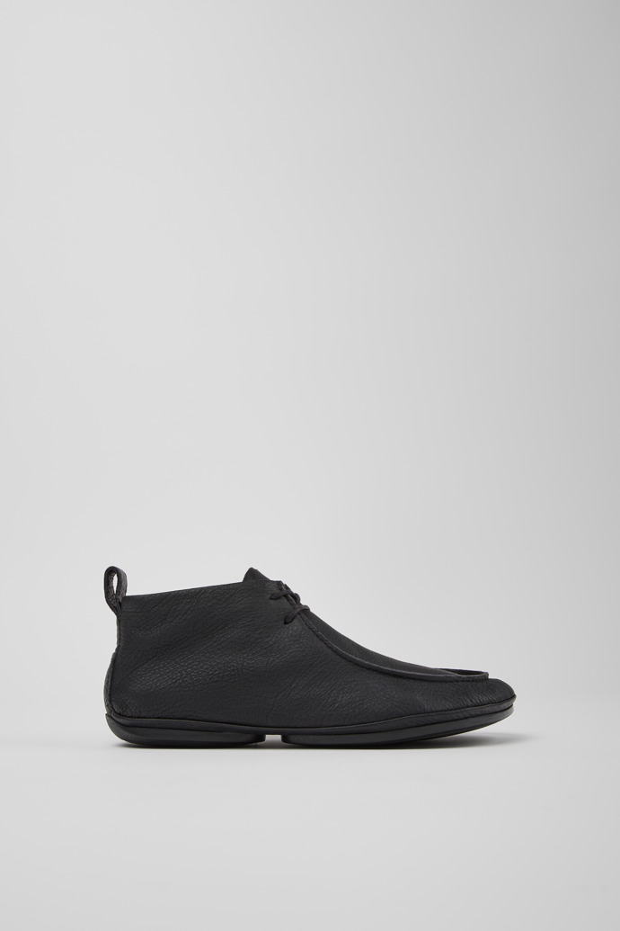 Right Nina Botines de piel negra para mujer.