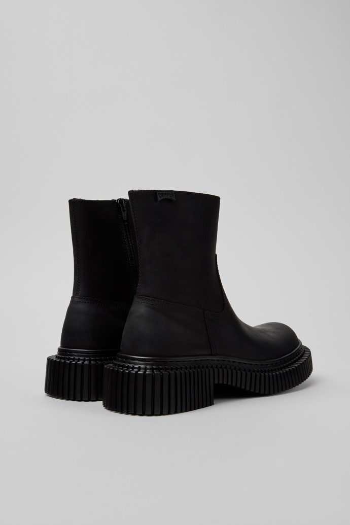 Pix Berlin Schwarze Stiefeletten aus Nubukleder für Damen.