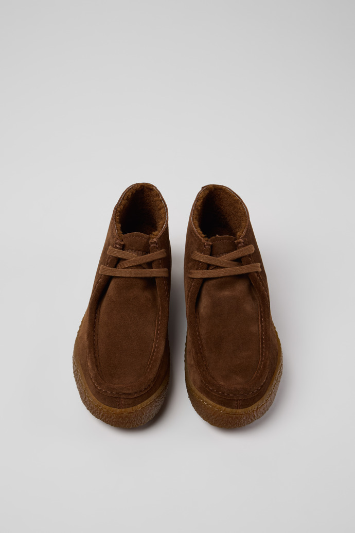 Peu Terreno Braune Wildleder-Stiefeletten für Damen.