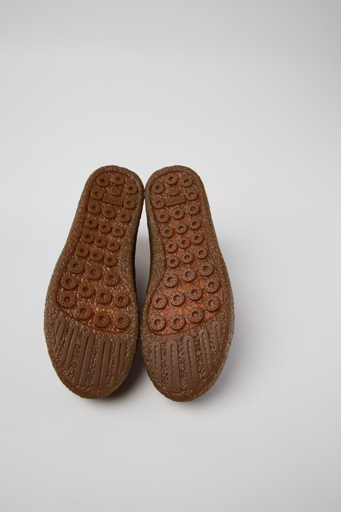 Peu Terreno Braune Wildleder-Stiefeletten für Damen.