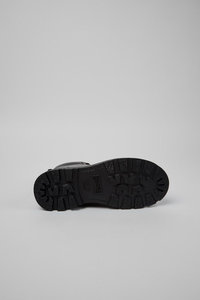 Brutus+ Botas de media caña de piel negra para mujer.