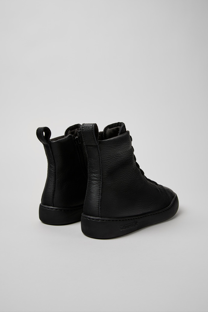 Peu Touring Botas de media caña de piel negra para mujer.