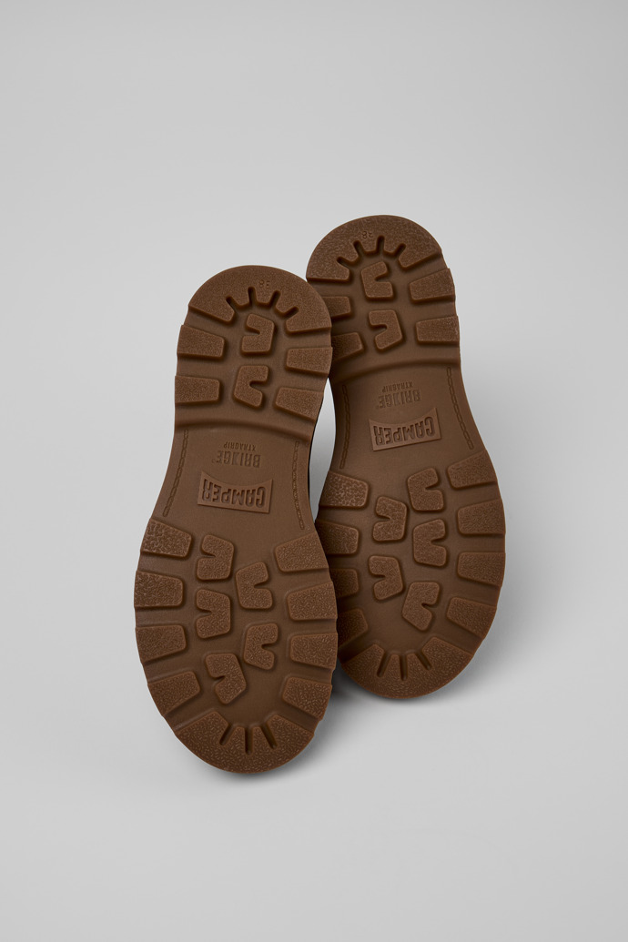 Brutus+ Botines de nobuk marrón para mujer.