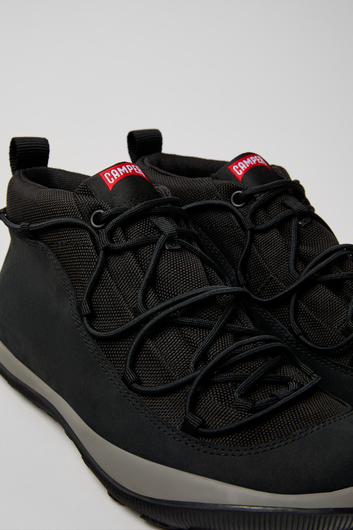 Peu Pista GM - GORE-TEX Μαύρα μποτάκια από ύφασμα και νουμπούκ για γυναίκες.
