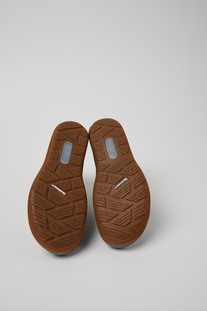 The soles of Peu Pista GM - GORE-TEX Gray Textile and Nubuck Ankle Boots for Women.