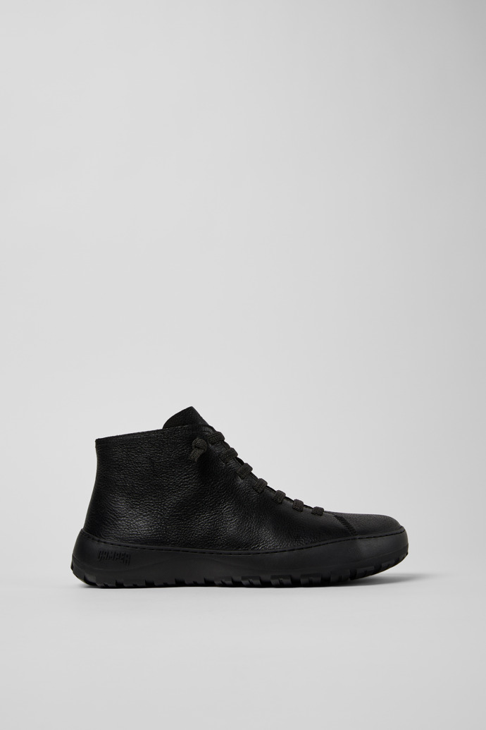 Peu Serra Schwarze Lederstiefelette für Damen.