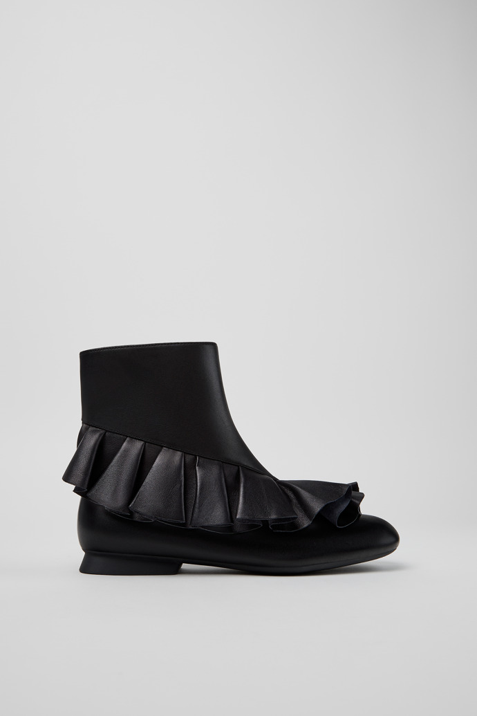 Casi Myra Botins de pele pretos para mulher.