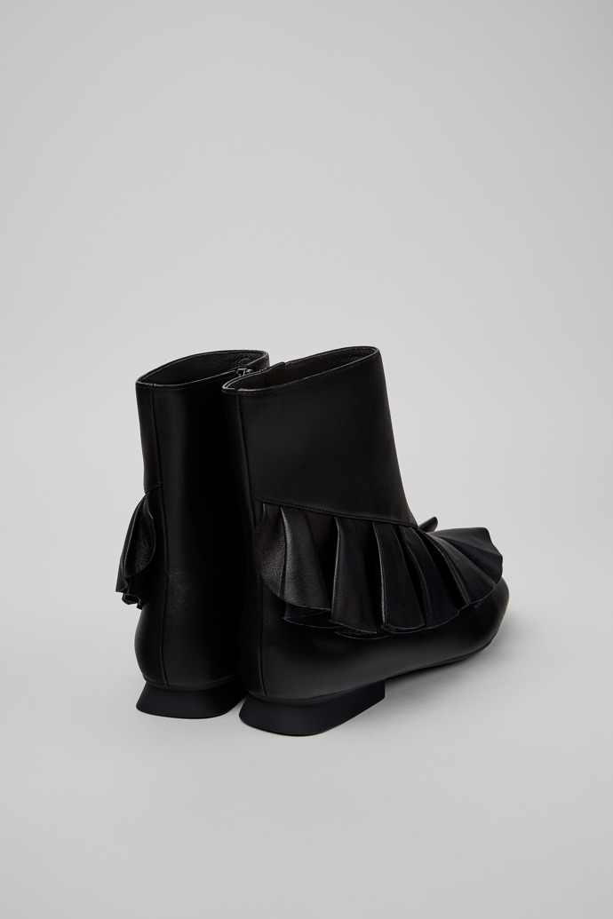 Casi Myra Botins de pele pretos para mulher.