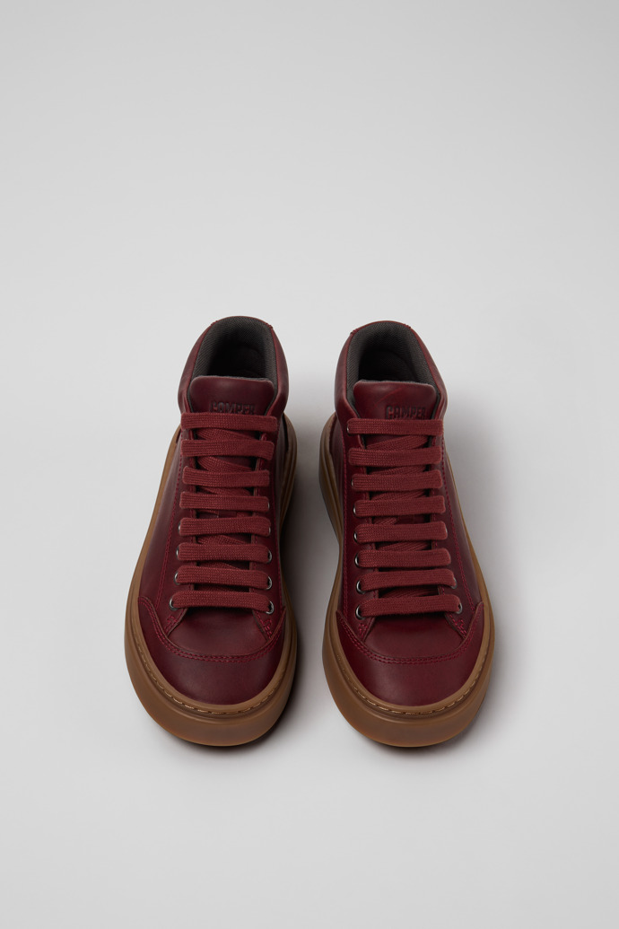Runner Twentyfive Sneakers in pelle bordeaux da Donna.