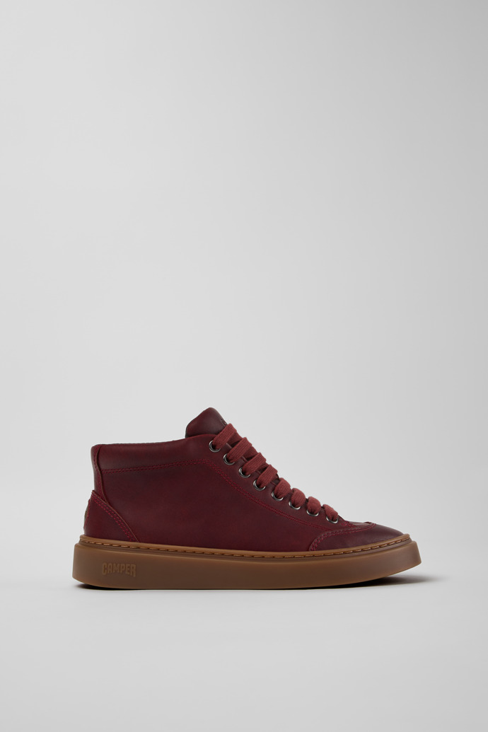 Runner Twentyfive Sneakers in pelle bordeaux da Donna.