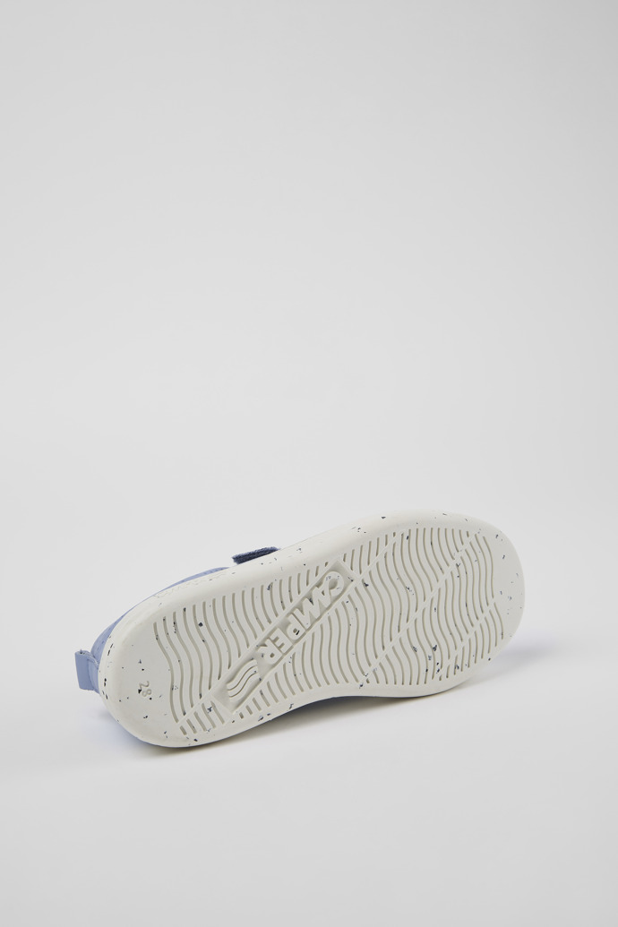 Runner Sneaker in pelle blu