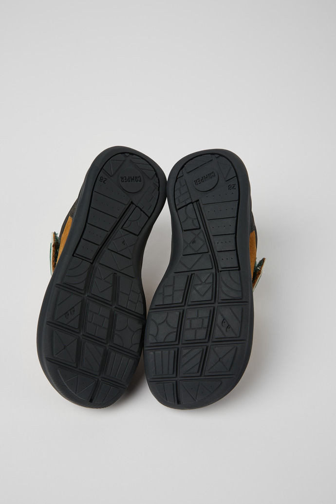 Ergo Chaussures en nubuck et textile marron, gris, noir