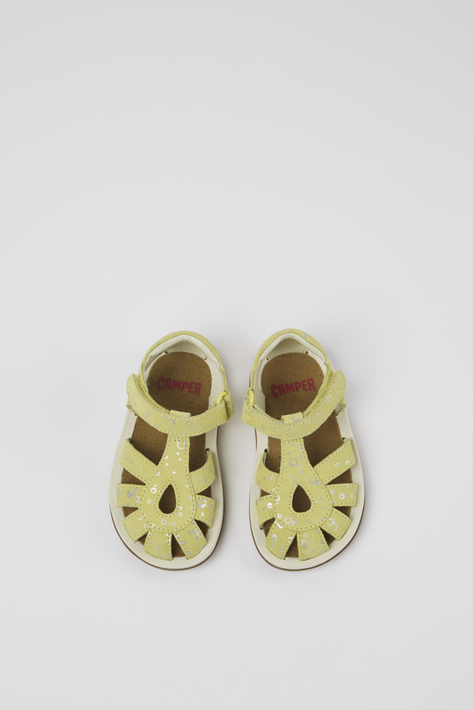 Bicho Gelbe Sandalen aus Nubukleder