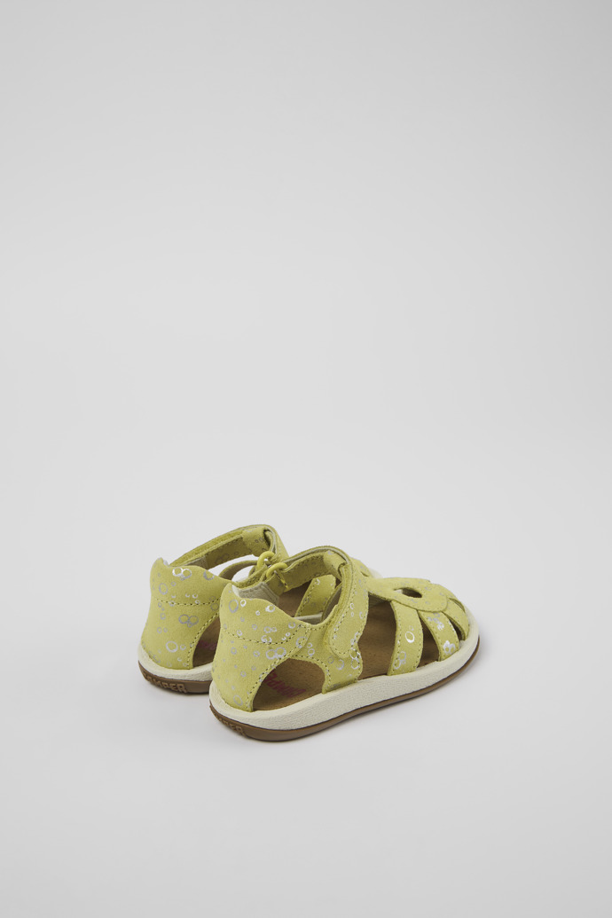 Bicho Gelbe Sandalen aus Nubukleder