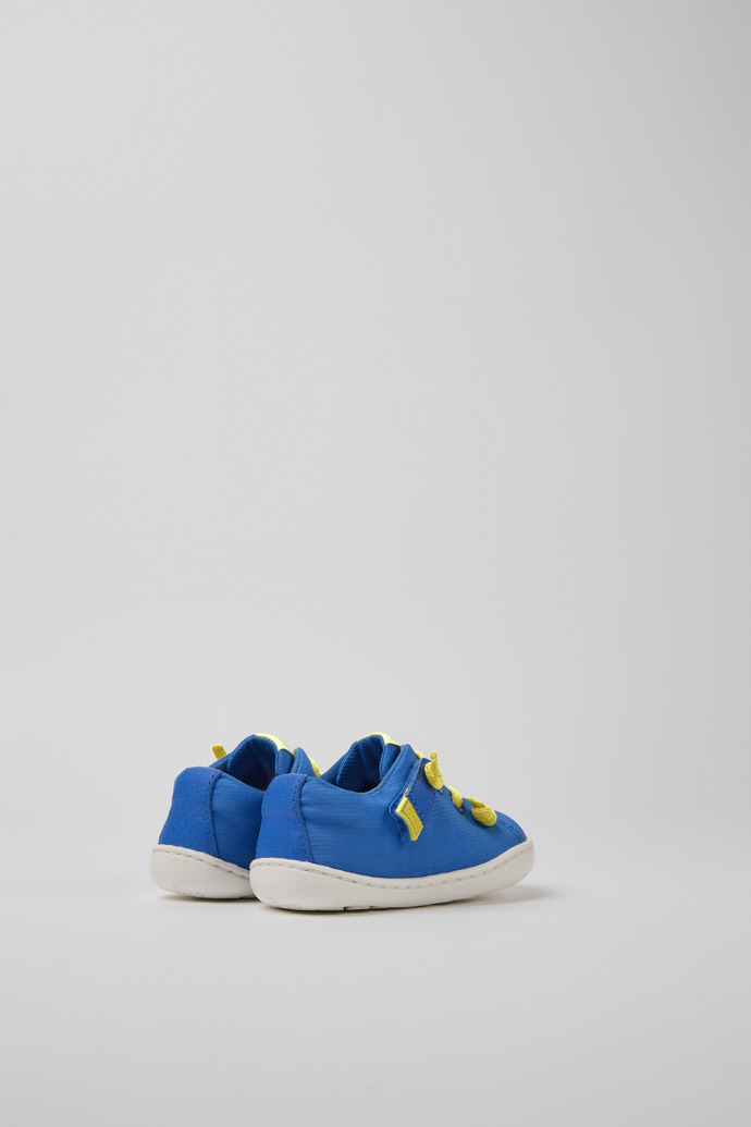 Back view of Peu Blue shoes for kids