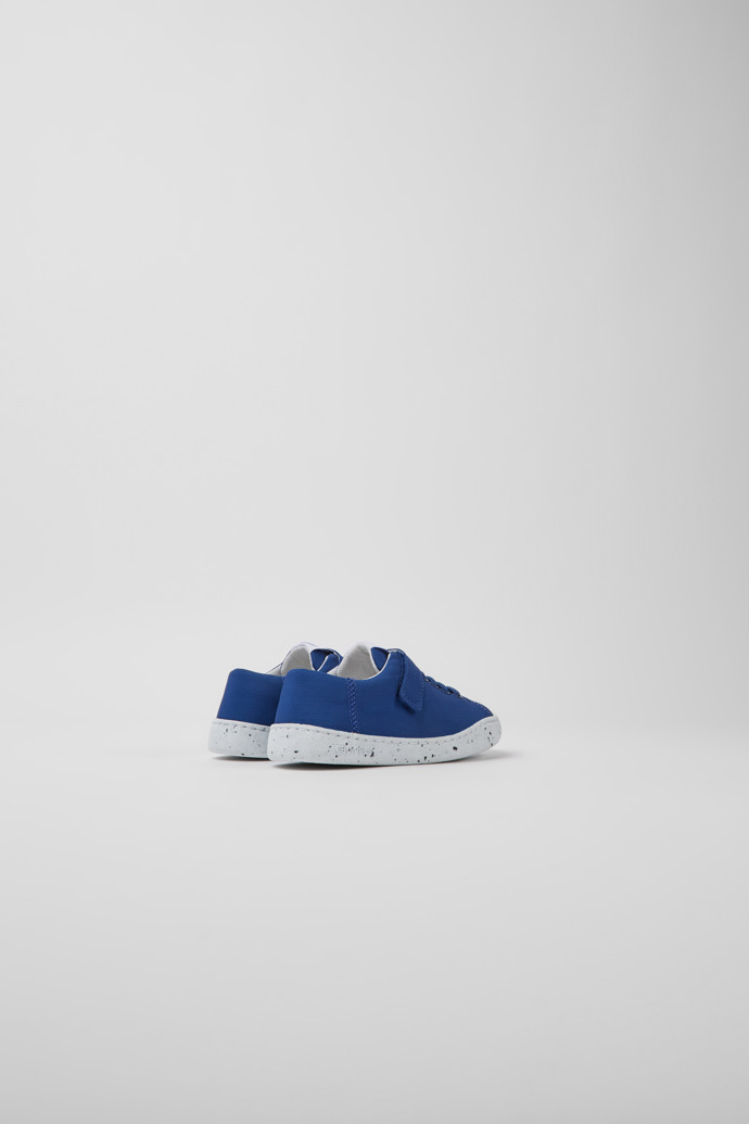 Back view of Peu Touring Blue sneakers for kids