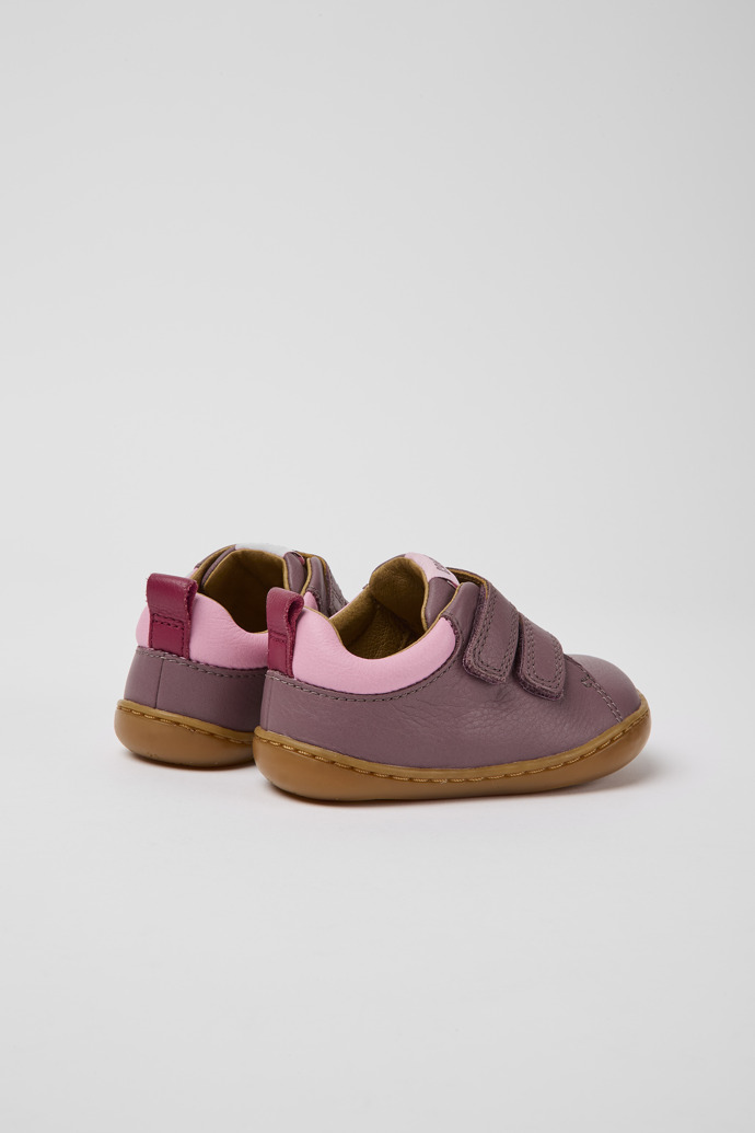 Back view of Peu Violet leather sneakers