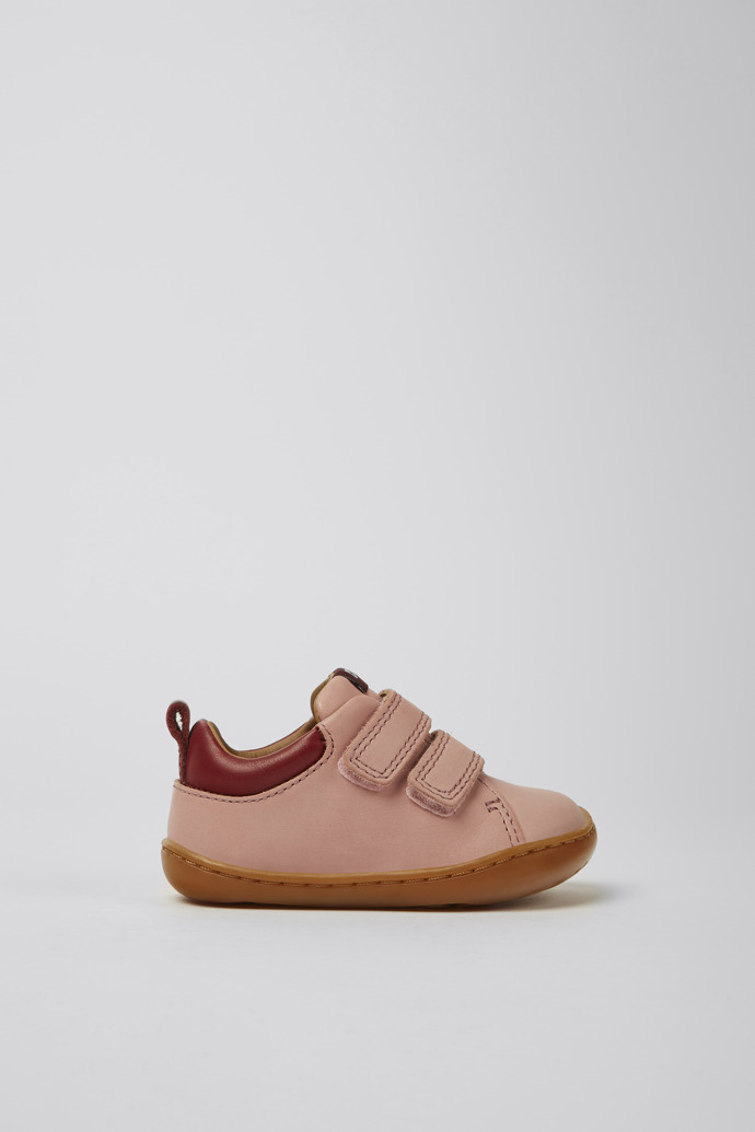 Image of Side view of Peu Pink leather shoes