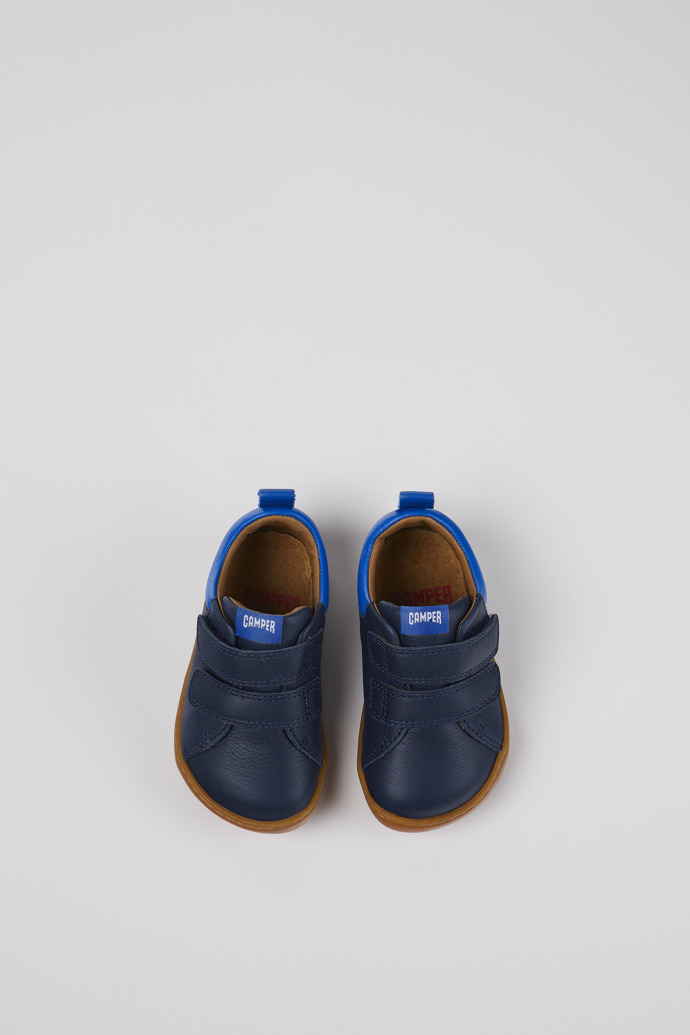 Peu Sneaker de piel azul