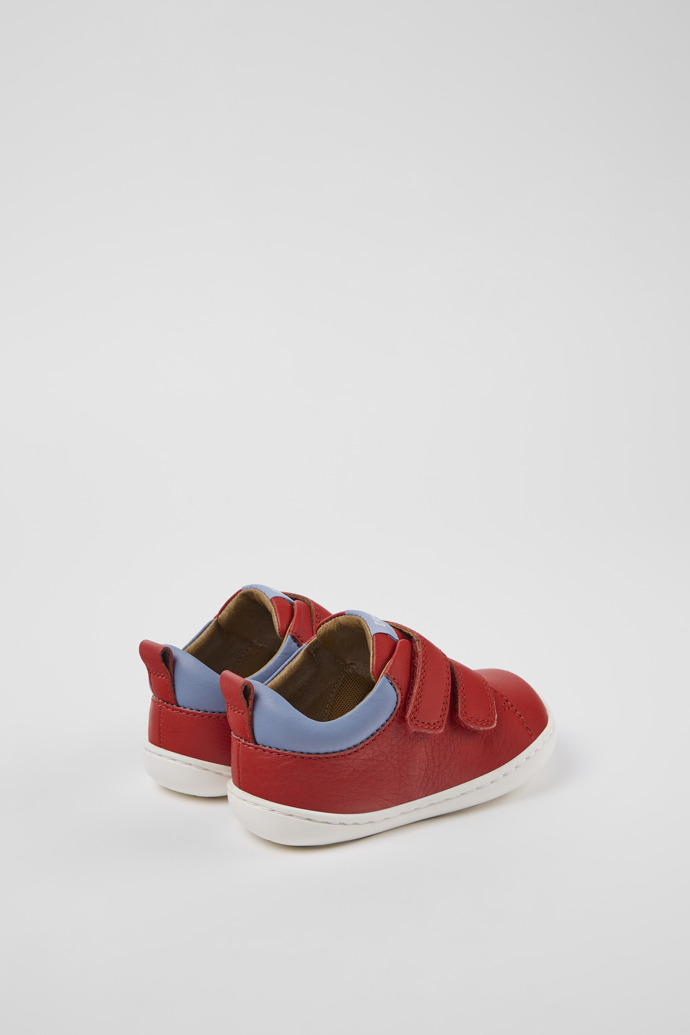 Back view of Peu Red Leather Sneaker