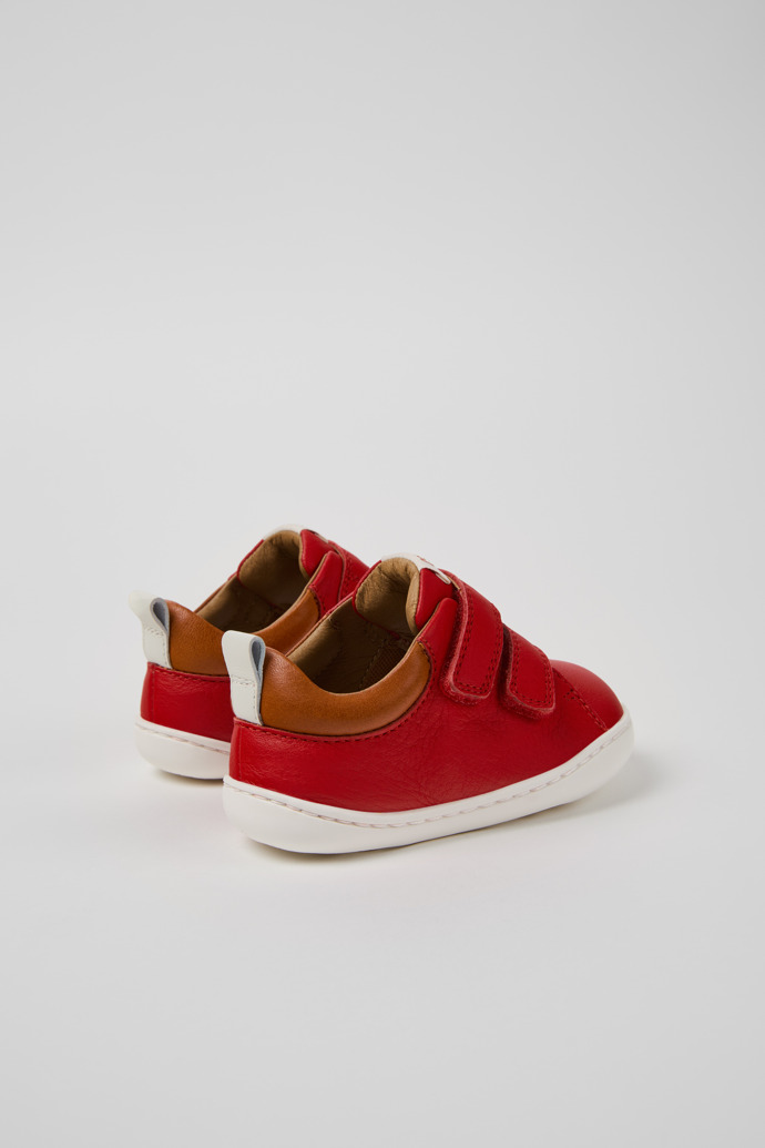 Peu Sneaker infantil de pell multicolor.