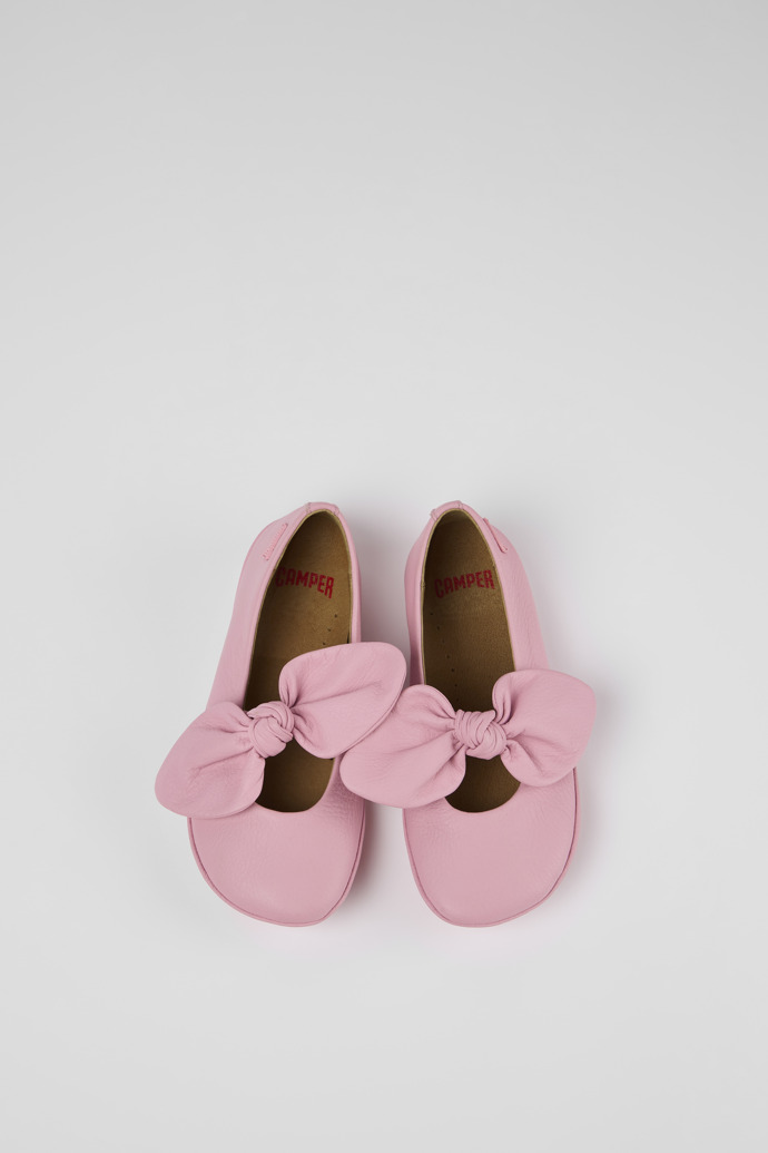 Right Roze leren Mary Jane-schoenen