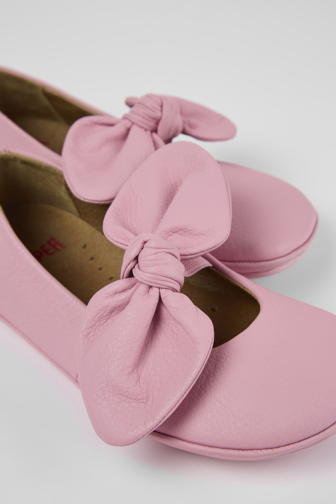 Right Roze leren Mary Jane-schoenen