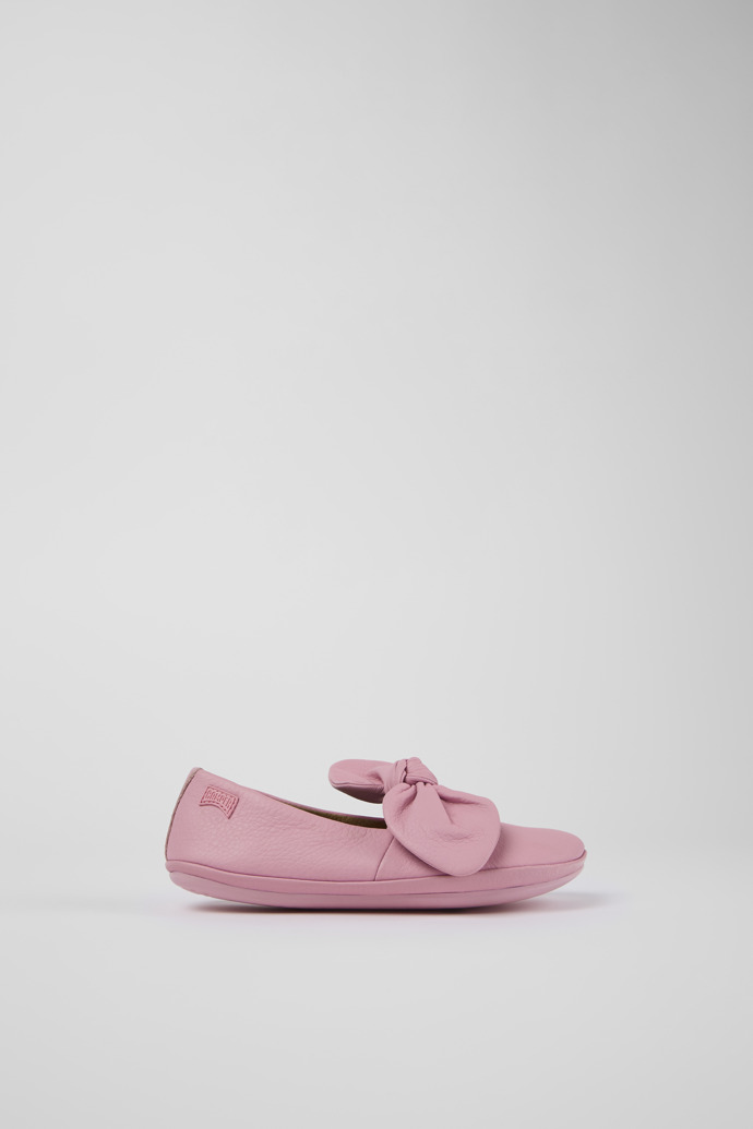 Right Babies en cuir rose