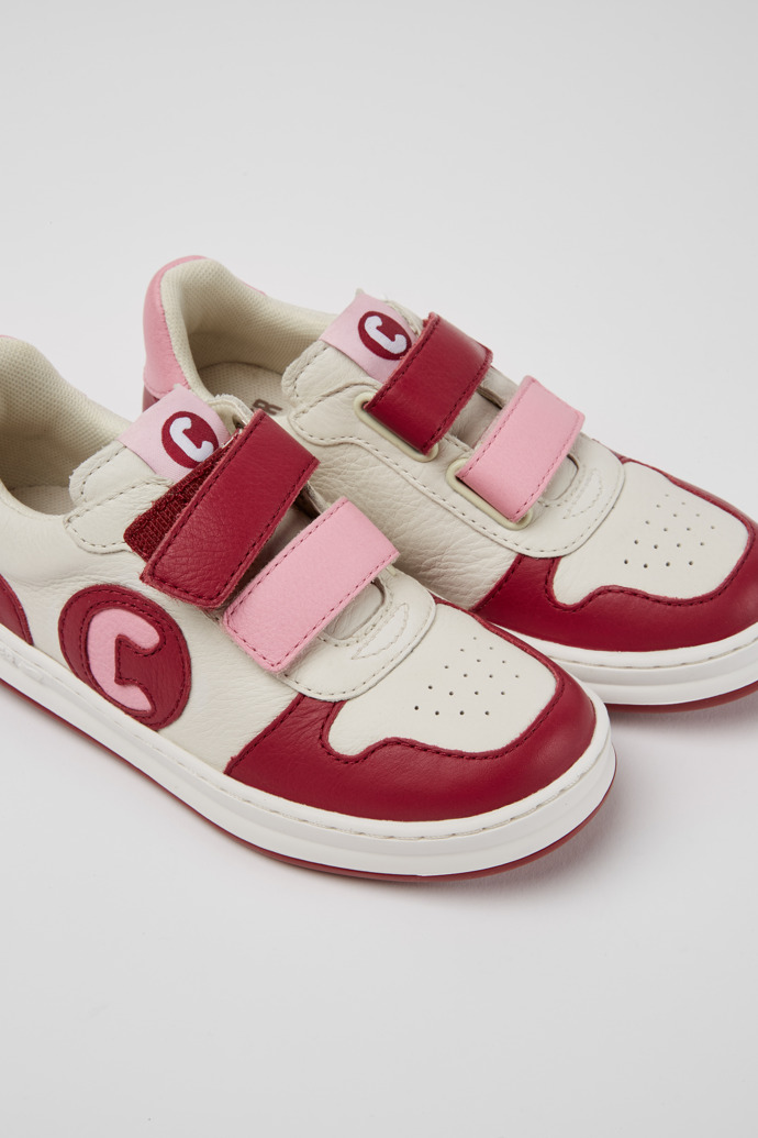 Runner Sneaker bianca, rosa e rosa chiaro