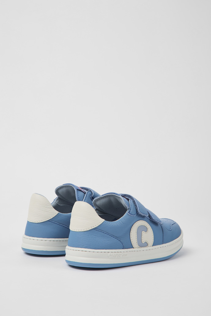 Runner Sneaker per bambini in pelle blu