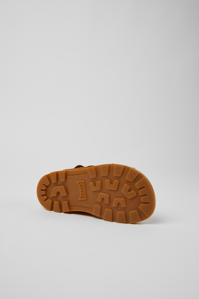 Brutus Sandal Sandales en cuir marron pour enfant