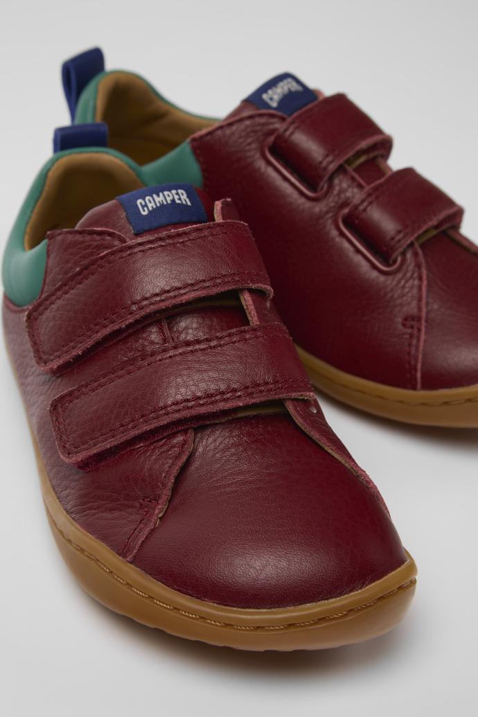 Close-up view of Peu Multicolored leather shoes