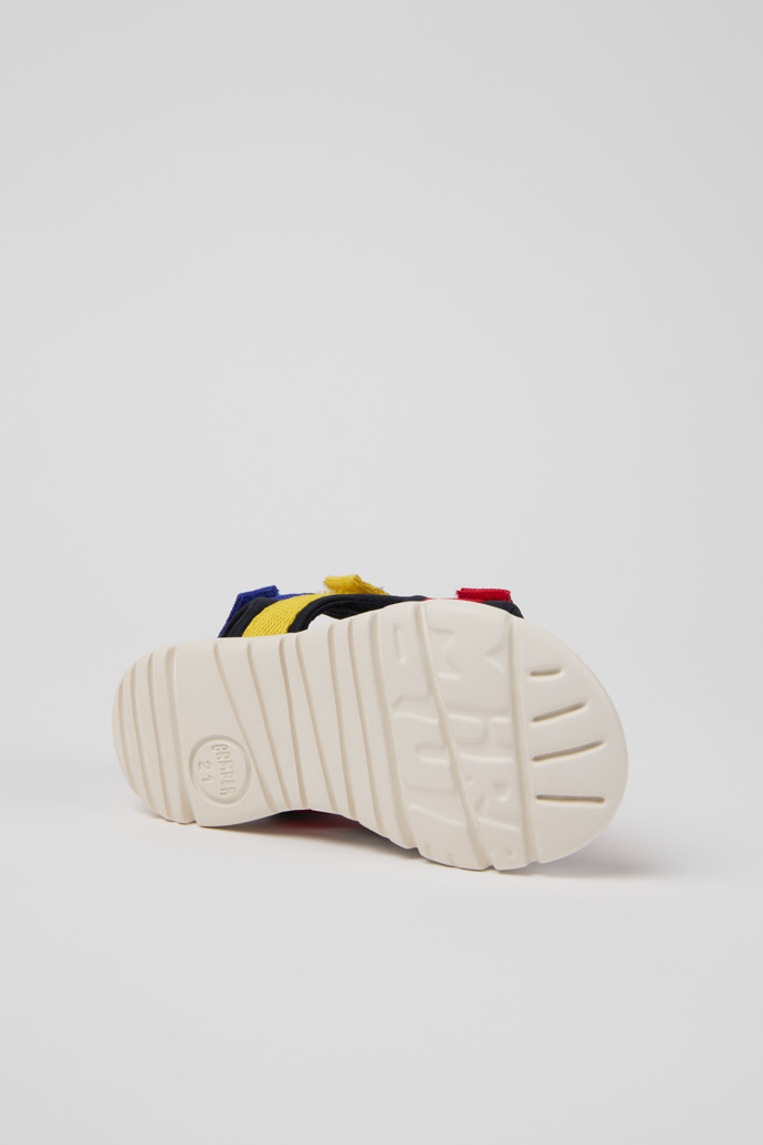 The soles of Bobo Choses x Camper Multicolor Textile Sandals for Kids.