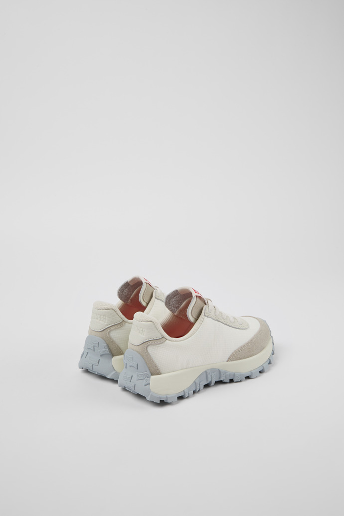 Drift Trail Weißer Sneaker aus Textil/Nubukleder