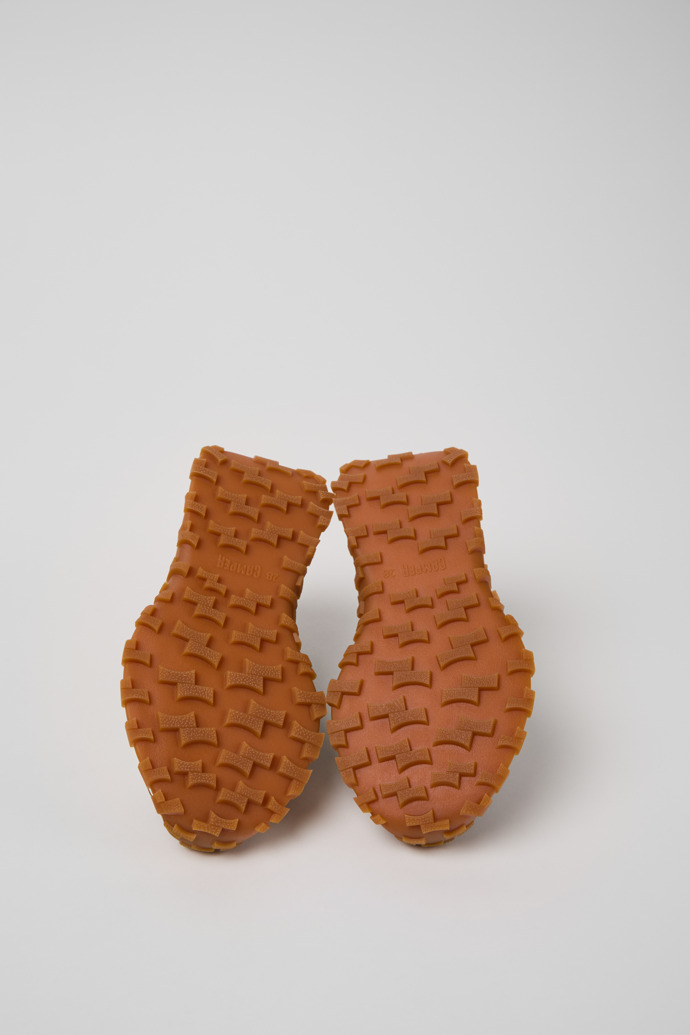 The soles of Drift Trail Multicolor Textile and Nubuck Sneakers for Kids.
