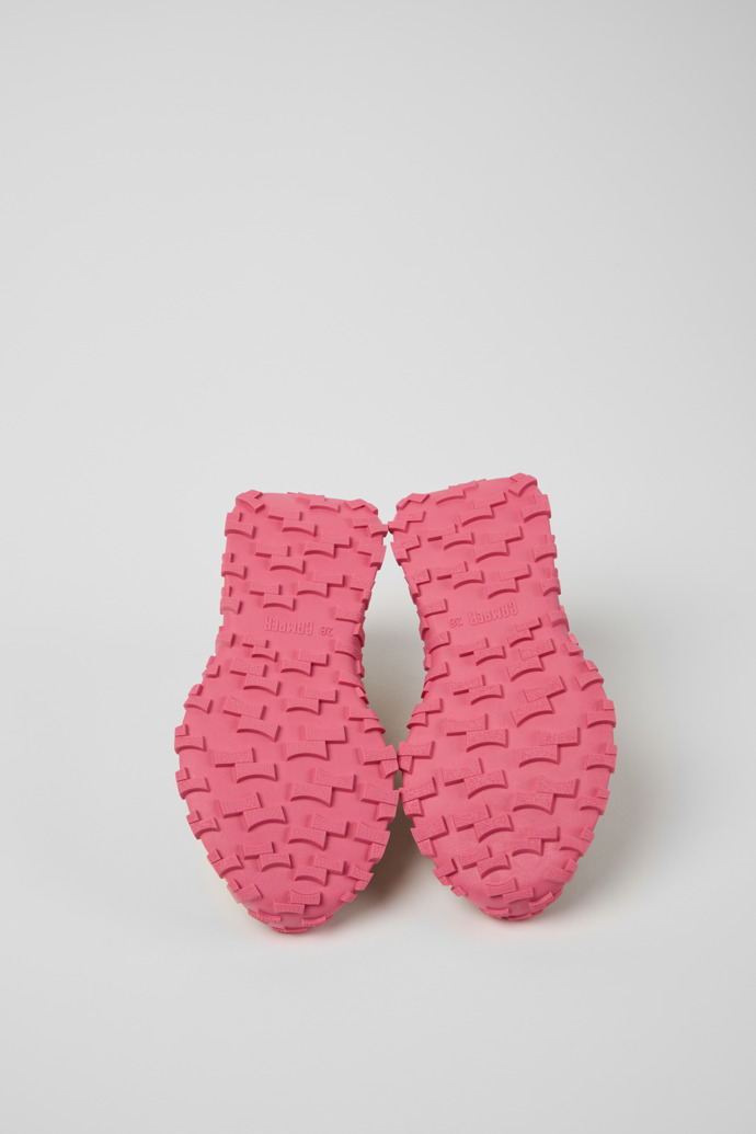 Drift Trail Sneakers de tejido y nobuk marrones para niños.