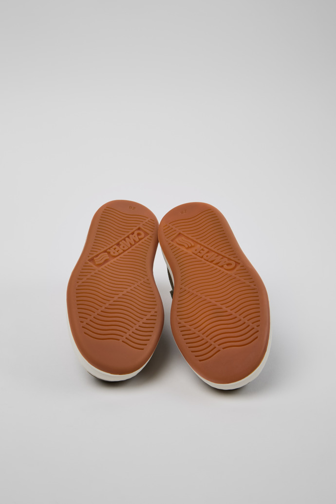 The soles of Twins Multicolor Nubuck and Leather Sneaker for Kids.