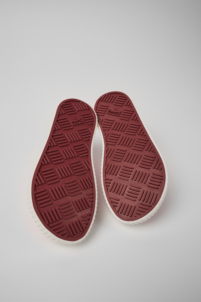 The soles of Peu Roda Pink Textile Sneaker
