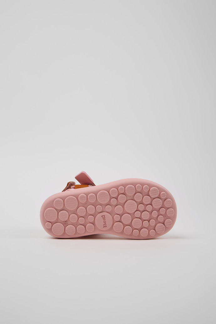 The soles of Pelotas Flota Multicolor Recycled PET Sandal for Kids.