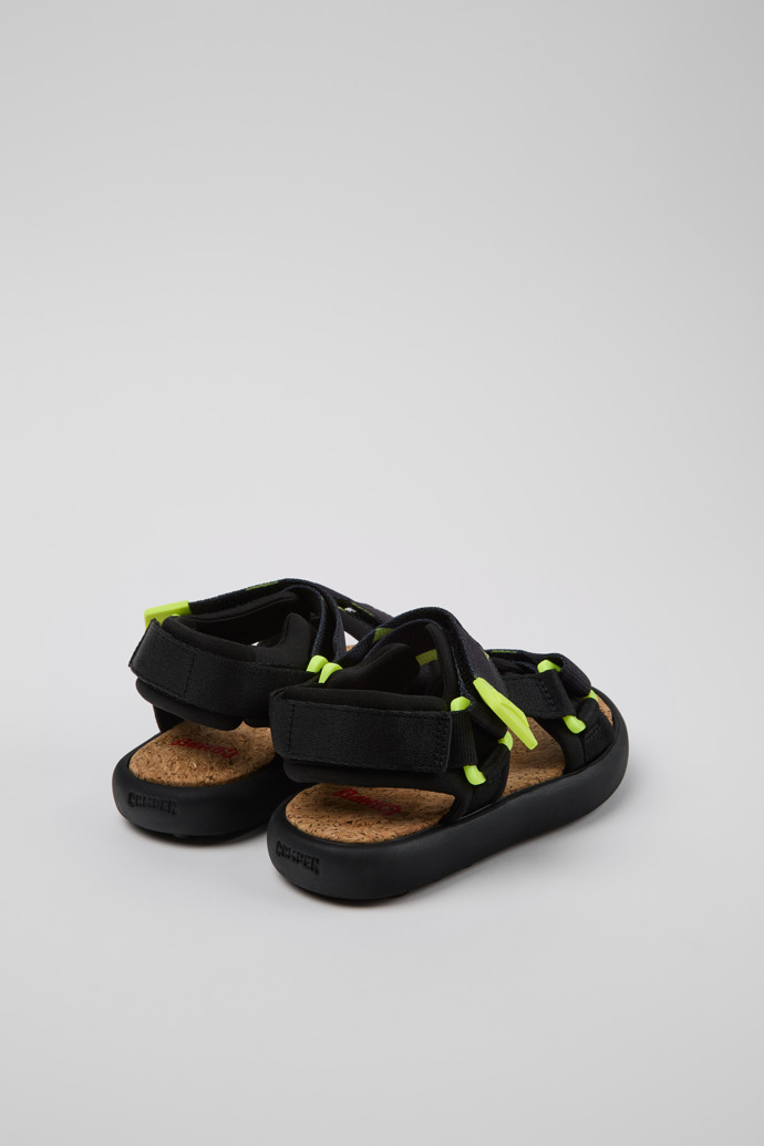 Back view of Pelotas Flota Multicolor Recycled PET Sandals for Kids.