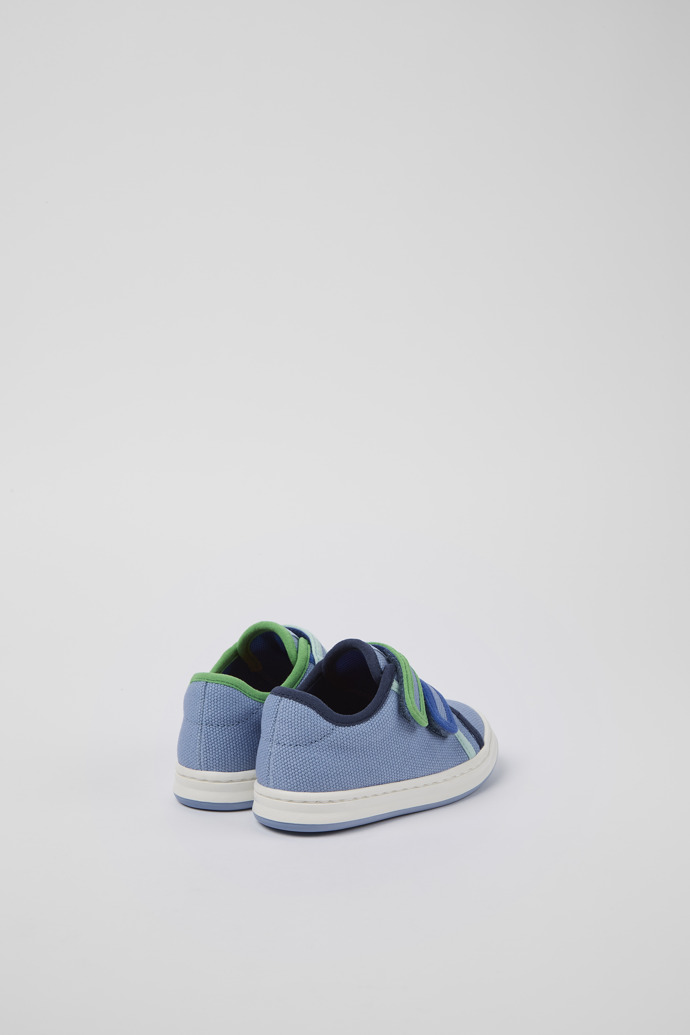 Back view of Twins Blue Textile Sneaker