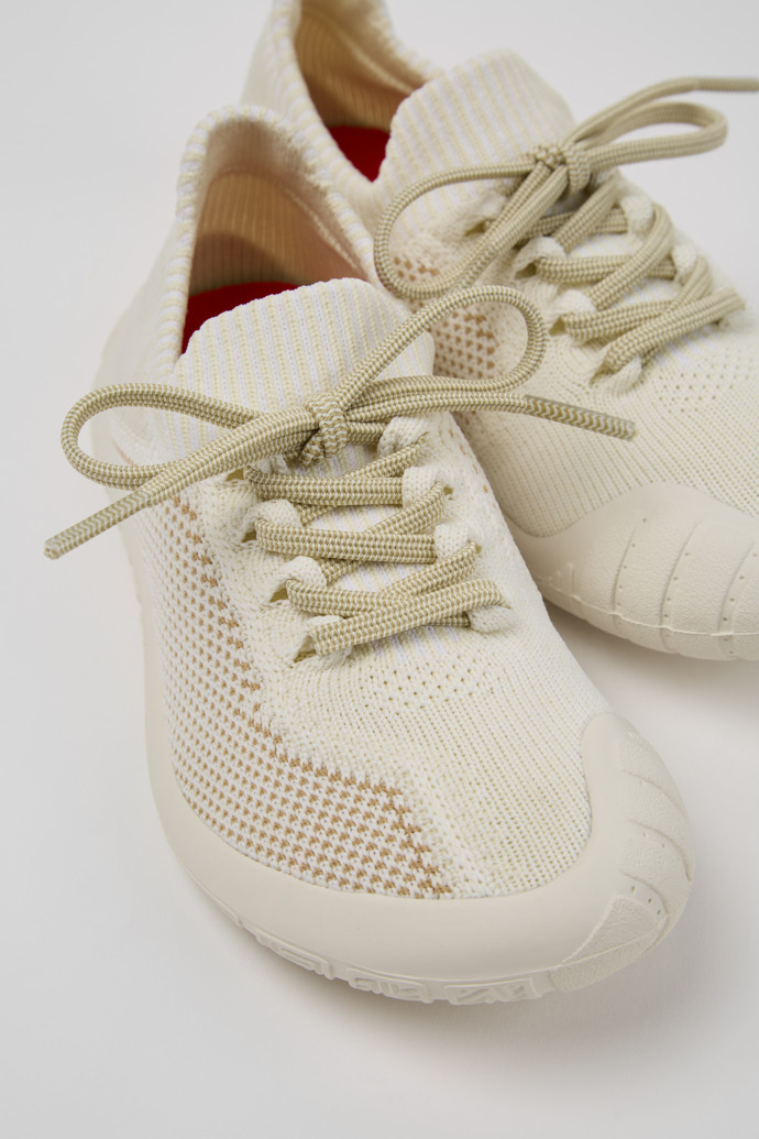 Close-up view of Peu Multicolor Knit Sneakers for Kids.