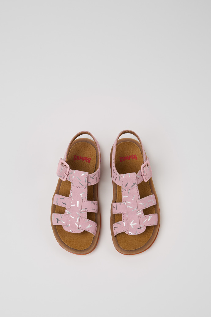 Bicho Sandales en nubuck multicolore pour enfant.