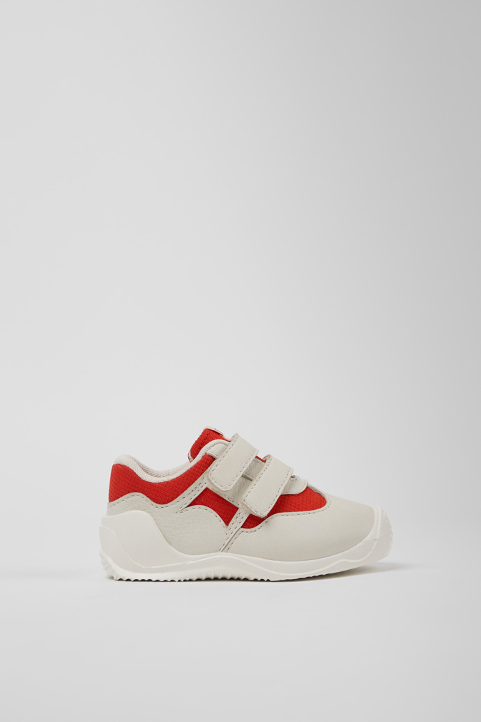 Dadda Sneaker infantil de teixit i pell multicolor.