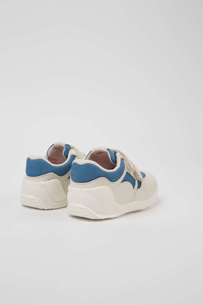 Back view of Dadda Multicolor Textile and Leather Sneakers for Kids.