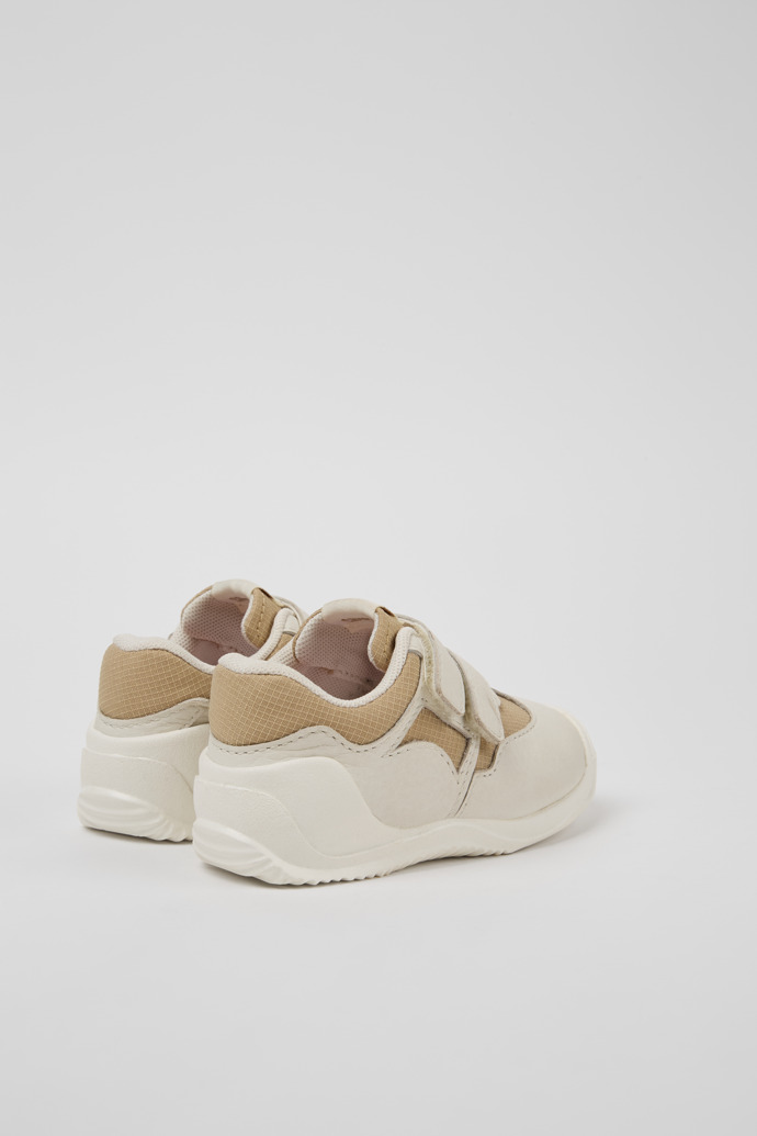 Dadda Meerkleurige textiel en leer sneaker voor kinderen.