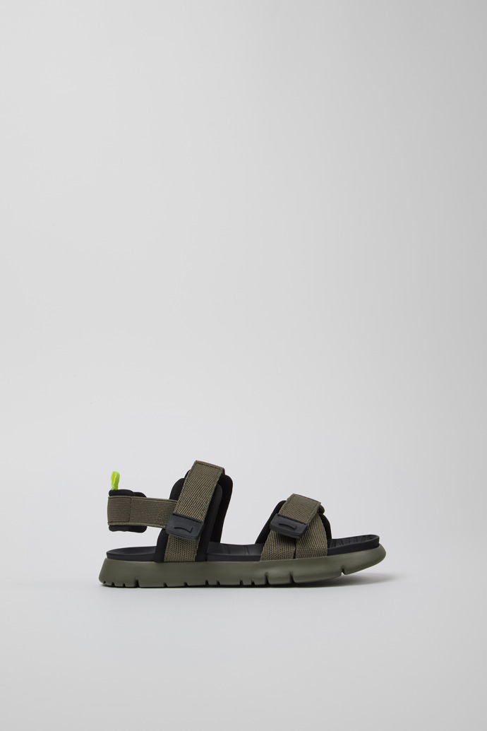 Side view of Oruga Multicolor Textile Kids' Sandals.