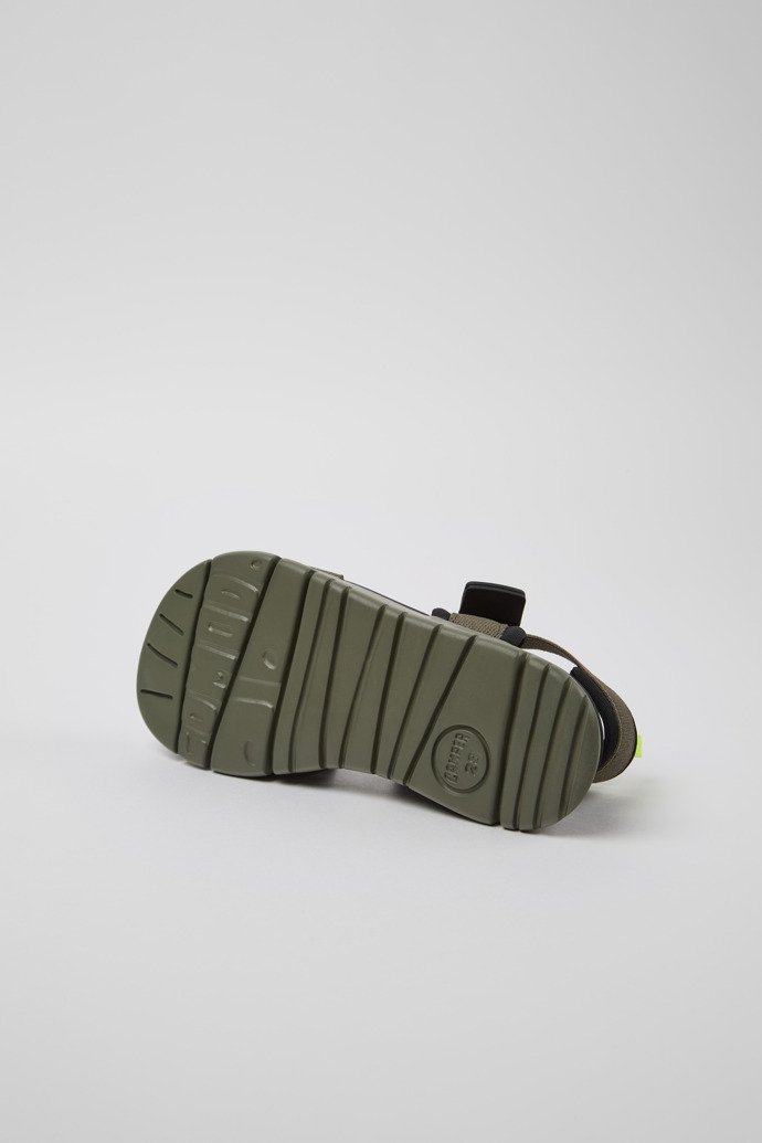 The soles of Oruga Multicolor Textile Kids' Sandals.