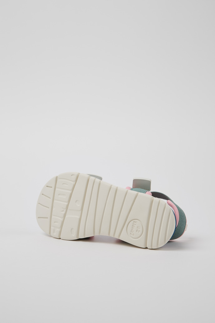 The soles of Oruga Multicolor Textile Kids' Sandal.